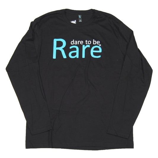 Teal Logo Dare to be Rare Long-sleeve Crewneck - Adult