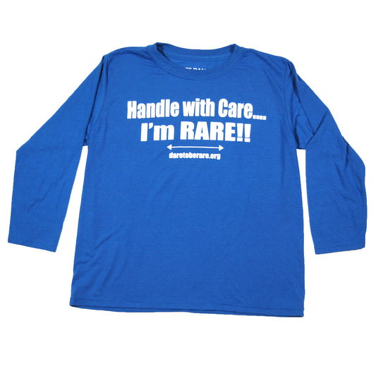 Handle With Care, I'm Rare Long-sleeve Crewneck - Youth