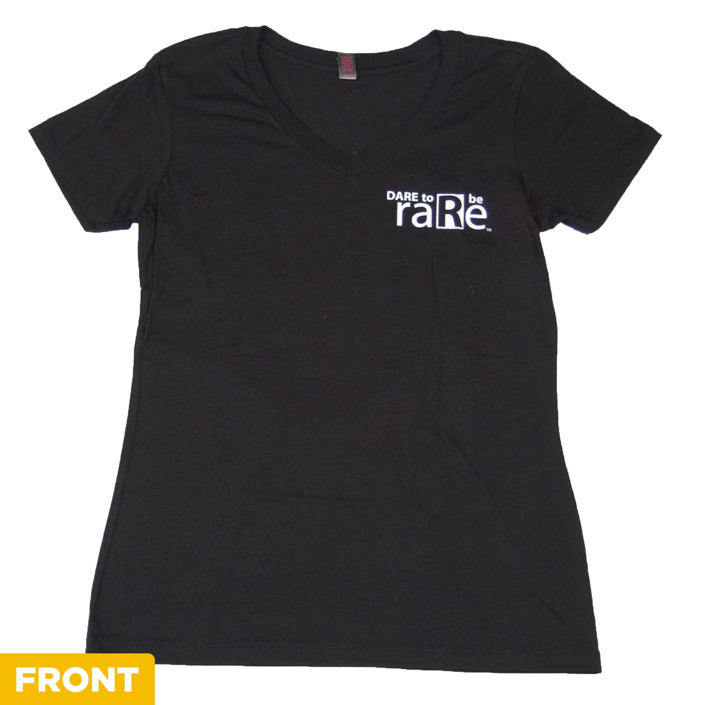 Live A Rare Life (Orange Rare) Ladies V-Neck - Adult