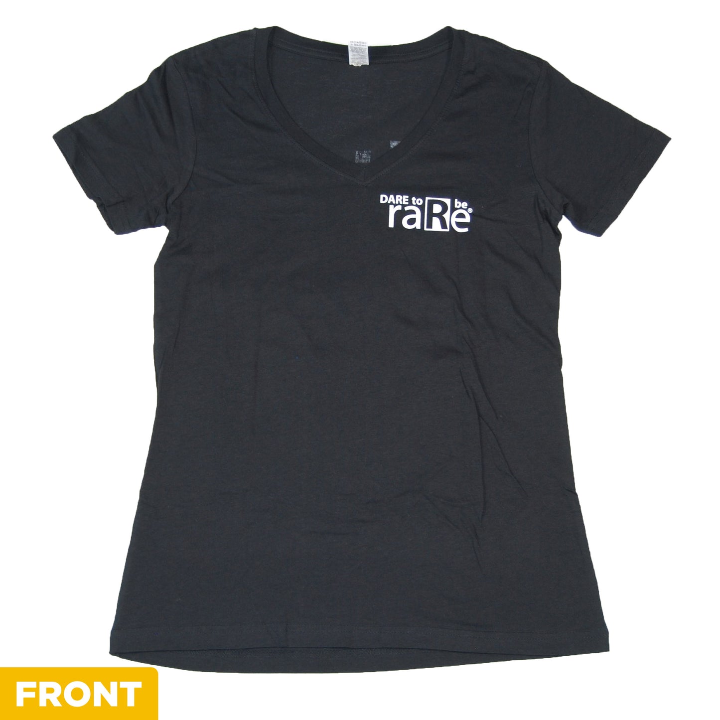 Live A Rare Life (Yellow Rare) Ladies V-Neck - Adult