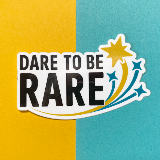 Dare to be Rare Logo Sticker
